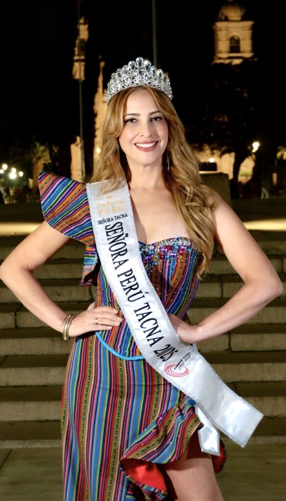 Maria R Peru María Gabriella Gentry - Señora Perú Tacna 2025