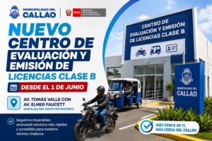 Callao acelera la entrega de brevetes para motos y mototaxis: inauguran moderno centro de licencias Clase B en zona estratégica