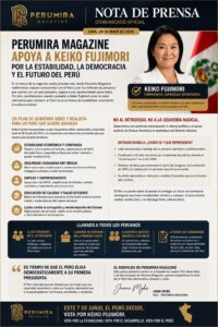 KEIKO FUJIMORI – POR LA ESTABILIDAD, LA DEMOCRACIA Y EL FUTURO DEL PERÚ